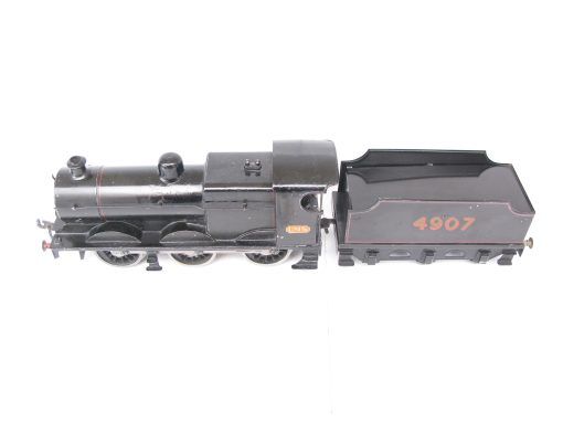 Bassett Lowke 0 Gauge 0-6-0 Locomotive & Tender LMS black Class 4F, 3-rail electric - Image 7