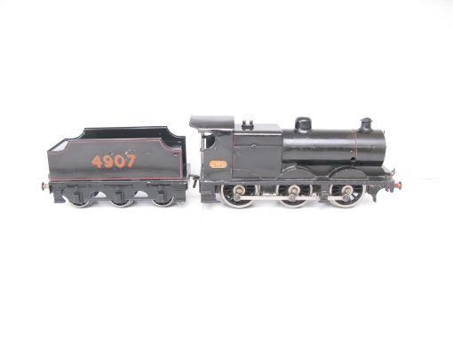 Bassett Lowke 0 Gauge 0-6-0 Locomotive & Tender LMS black Class 4F, 3-rail electric - Image 8