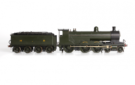 Beeson Gauge 1 4-6-0 Locomotive & Tender HR (Highland Railway) Green ‘Brodie Castle’, 3-rail outside 3rd