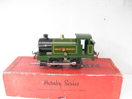 Hornby 0 Gauge early No.1 6 volt electric GWR 0-4-0 Tank Loco 3-rail electric with speed and reverse switch, TCP. - Boxed - Image 2