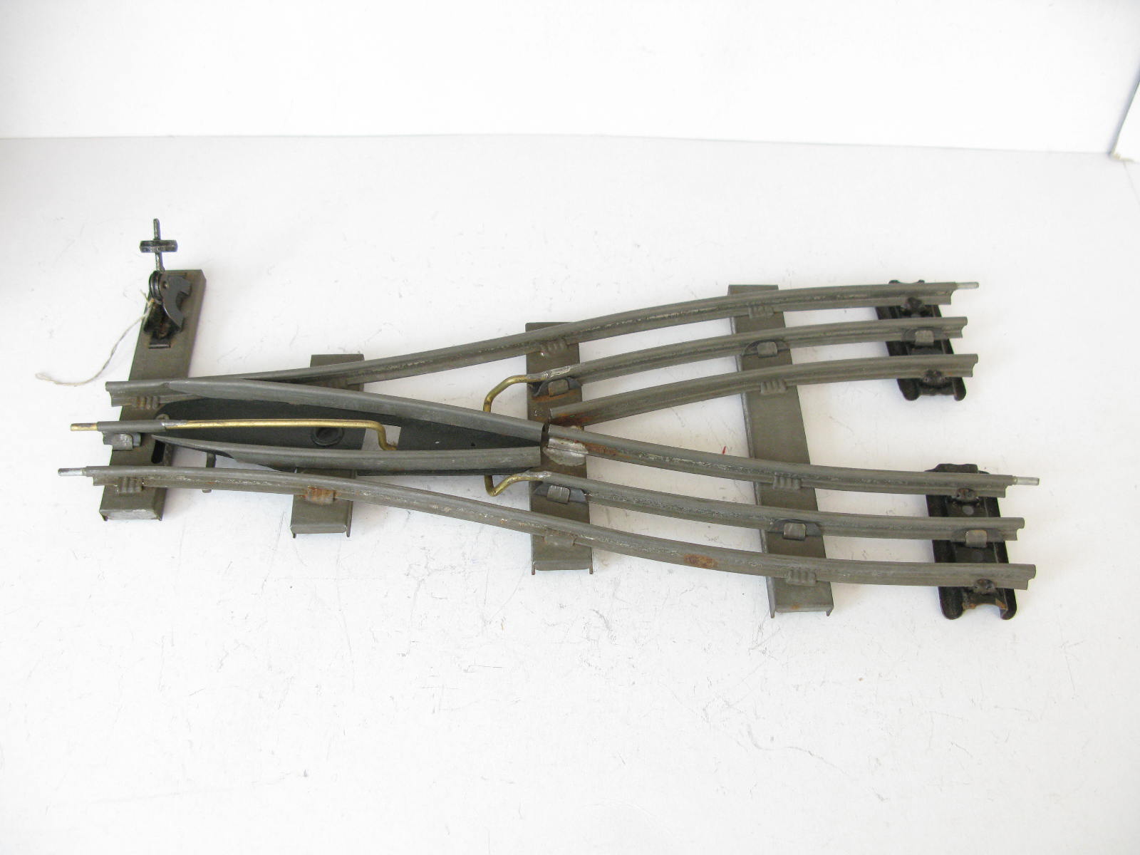 Hornby 0 Gauge Tinplate 3-rail Parellel Points Left and Right hand ...