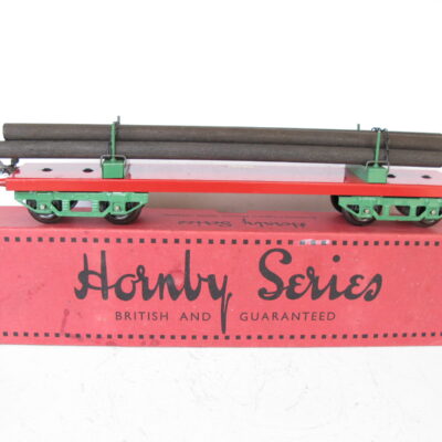 Hornby 0 Gauge No.2 Lumber Wagon unusual (none standard production) colours  - Boxed