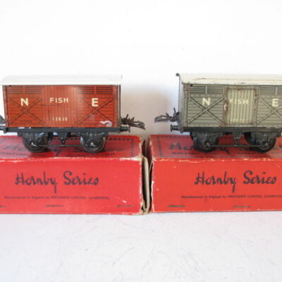Hornby 0 Gauge NE No.0 Fish Wagons - Priced each - Boxed