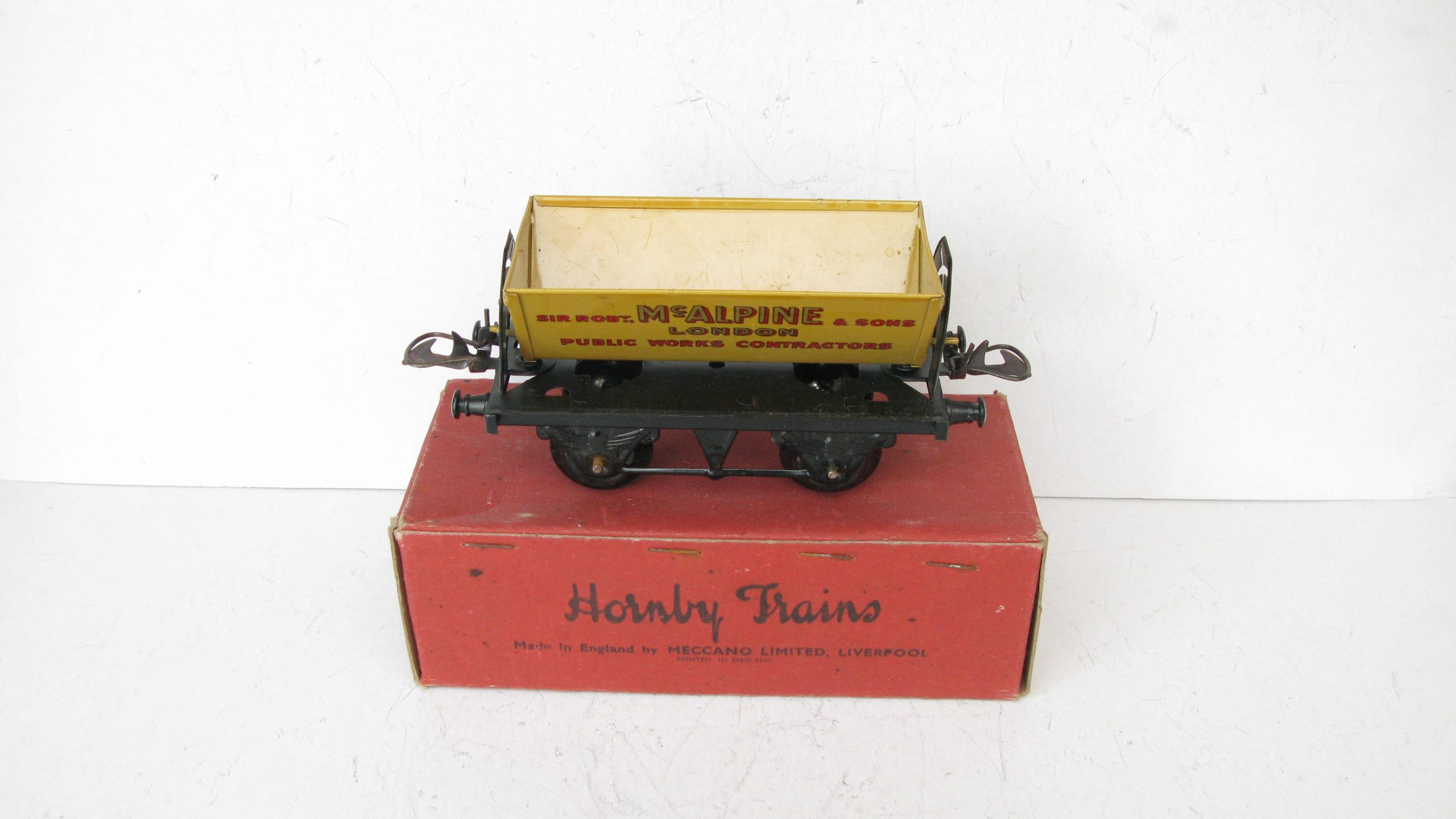 Hornby 0 Gauge Early Post-war No.1 Side Tipping Wagon - Boxed - Vintage ...