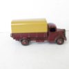 Dinky No.413 Austin Covered Wagon - scarce colour variation is light maroon, with red ridged hubs and a beige rear cover. - unboxed - Image 5