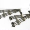 Hornby 0 Gauge Tinplate 3-rail Parellel Points Left and Right hand priced at £18 each - unboxed