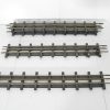 Bassett Lowke or similar 0 Gauge Steel and Brass raised centre 3rd electric 18 inch straights - £5 each - Image 3