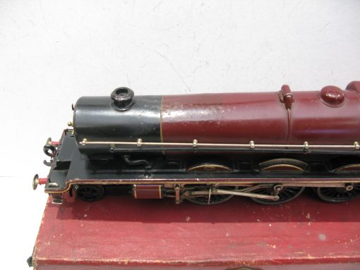 Hornby 0 Gauge 4-6-2 Loco & Tender LMS Lined Maroon 'Princess Elizabeth' No.6201, 3-rail 20 volt Electric Late issue Circa 1939/40 - Boxed - Image 5