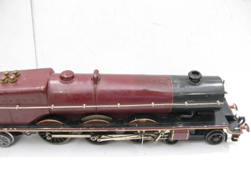 Hornby 0 Gauge 4-6-2 Loco & Tender LMS Lined Maroon 'Princess Elizabeth' No.6201, 3-rail 20 volt Electric Late issue Circa 1939/40 - Boxed - Image 18