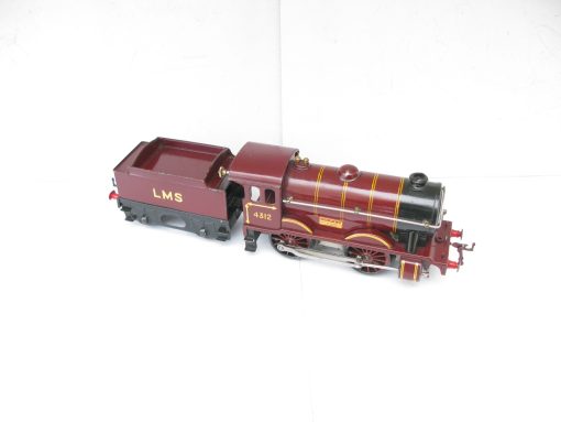 Hornby 0 Gauge No.1 Special Loco & Tender LMS maroon No.4312, Clockwork Circa 1929/31 - unboxed - Image 7