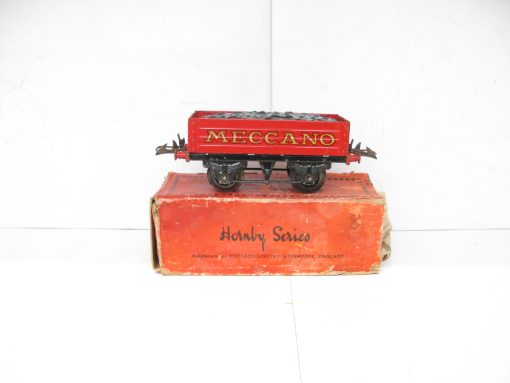 Hornby 0 Gauge 'MECCANO' Coal Wagon  - Boxed