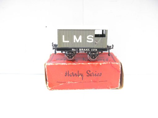 Hornby 0 Gauge Early LMS No.1 Brake van Circa 1924 - Boxed