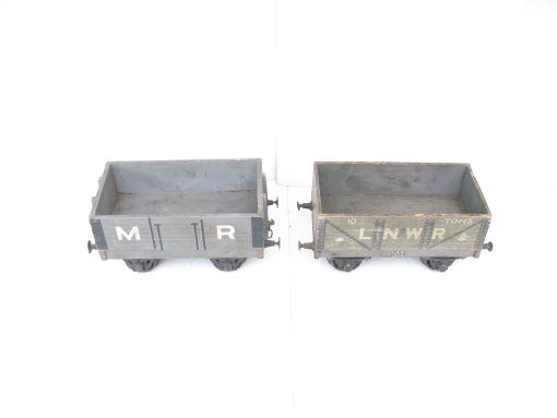 Bassett Lowke and similar Gauge 1 wooden LNWR & MR Open wagons - unboxed - Priced each at £20 - Image 5