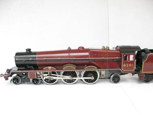 Hornby 0 Gauge 4-6-2 Loco & Tender LMS Lined Maroon 'Princess Elizabeth' No.6201, 3-rail 20 volt Electric - Boxed - Image 6