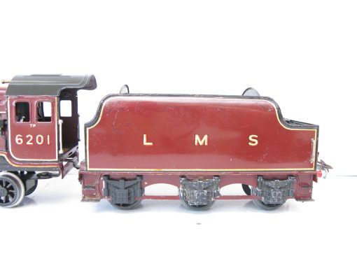 Hornby 0 Gauge 4-6-2 Loco & Tender LMS Lined Maroon 'Princess Elizabeth' No.6201, 3-rail 20 volt Electric - Boxed - Image 8