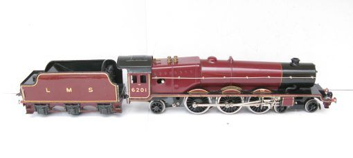 Hornby 0 Gauge 4-6-2 Loco & Tender LMS Lined Maroon 'Princess Elizabeth' No.6201, 3-rail 20 volt Electric - Boxed - Image 9