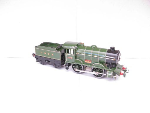 Hornby 0 Gauge No.1 Special Loco & Tender LNER lined Green No.1368, Clockwork - in reproduction box - Image 5