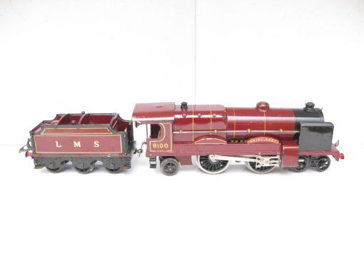 Hornby 0 Gauge E320 Loco & Tender LMS Maroon 'ROYAL SCOT' No.6100, 3-rail 20 volt electric - in repro boxes - Image 6