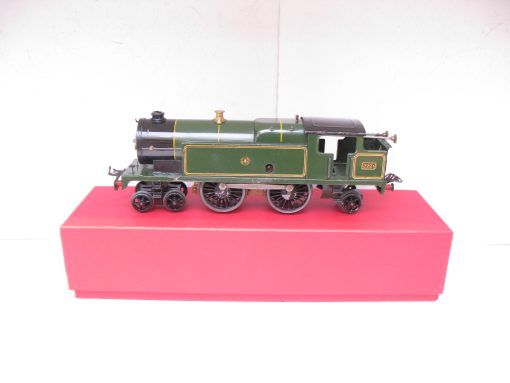 Hornby 0 Gauge No.2C Special Tank Loco GWR Green No.2221, Clockwork - in reproduction boxes