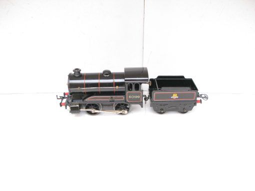 Hornby 0 Gauge Post war 0-4-0 Type 50 Loco & Tender BR Black No.60199, clockwork - in reproduction boxes - Image 3