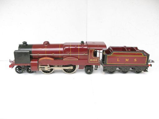 Hornby 0 Gauge E320 Loco & Tender LMS Maroon 'ROYAL SCOT' No.6100, 3-rail 20 volt electric - boxed - Image 2