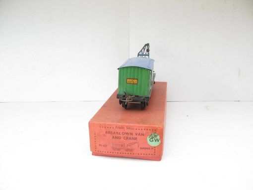 Hornby 0 Gauge 'GWR' Breakdown Van & Crane - Boxed - Image 2