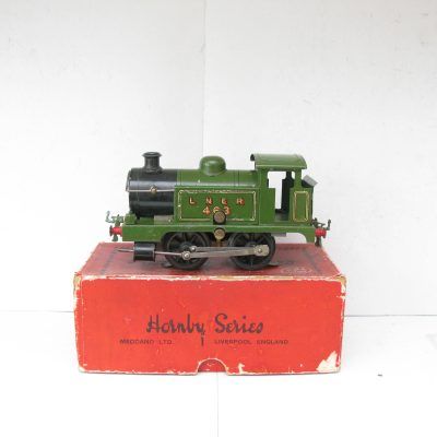Hornby 0 Gauge early 6 volt electric LNER 0-4-0 Tank loco No.463, 3-rail electric