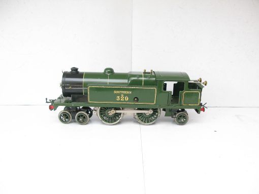 Hornby 0 Gauge No.2 Special 4-4-2 Tank Loco SR Lined Green No.B329, Clockwork Circa 1930/31 - Boxed - Image 5