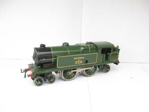 Hornby 0 Gauge No.2 Special 4-4-2 Tank Loco SR Lined Green No.B329, Clockwork Circa 1930/31 - Boxed - Image 8