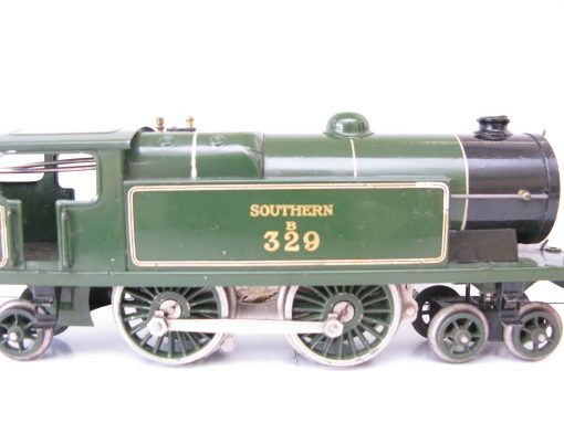 Hornby 0 Gauge No.2 Special 4-4-2 Tank Loco SR Lined Green No.B329, Clockwork Circa 1930/31 - Boxed - Image 10