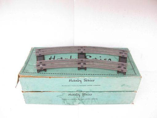 Hornby 0 Gauge Tinplate 3-Rail electric Double Curves Box (6 ) - Boxed (complete circle 2 boxes - 6 per box) - Image 4