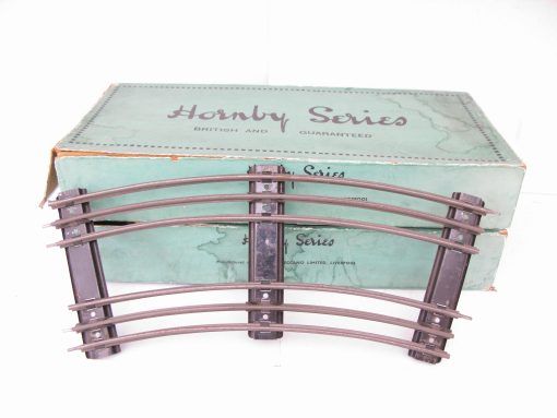 Hornby 0 Gauge Tinplate 3-Rail electric Double Curves Box (6 ) - Boxed (complete circle 2 boxes - 6 per box) - Image 6