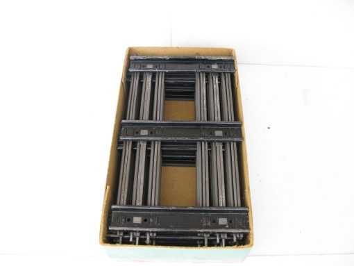 Hornby 0 Gauge Tinplate 3-Rail Electric Double straights Box (6 ) - Boxed - Image 4