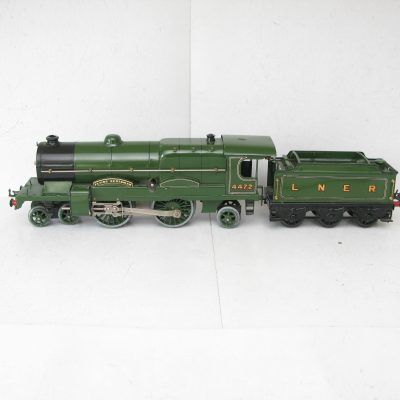 Hornby 0 Gauge No.3C Loco & Tender LNER Green 'FLYING SCOTSMAN' No.4472, Clockwork - unboxed
