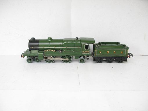 Hornby 0 Gauge No.3C Loco & Tender LNER Green 'FLYING SCOTSMAN' No.4472, Clockwork - unboxed
