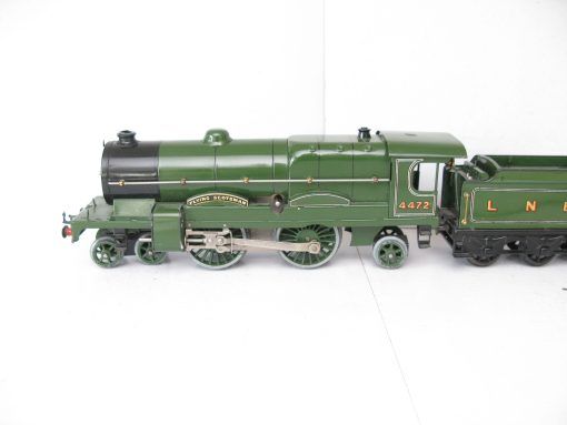 Hornby 0 Gauge No.3C Loco & Tender LNER Green 'FLYING SCOTSMAN' No.4472, Clockwork - unboxed - Image 2