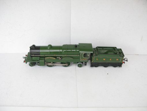Hornby 0 Gauge No.3C Loco & Tender LNER Green 'FLYING SCOTSMAN' No.4472, Clockwork - unboxed - Image 4