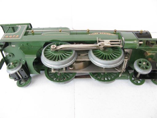 Hornby 0 Gauge No.3C Loco & Tender LNER Green 'FLYING SCOTSMAN' No.4472, Clockwork - unboxed - Image 11