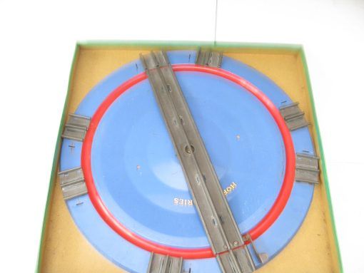 Hornby 0 Gauge Tinplate 3-rail Electric 2E Turntable - Boxed