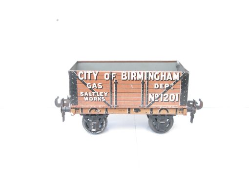 Carette Gauge 1 Tinprinted 'CITY OF BIRMINGHAM' Gas Dept open Private owner wagon - unboxed - Image 8