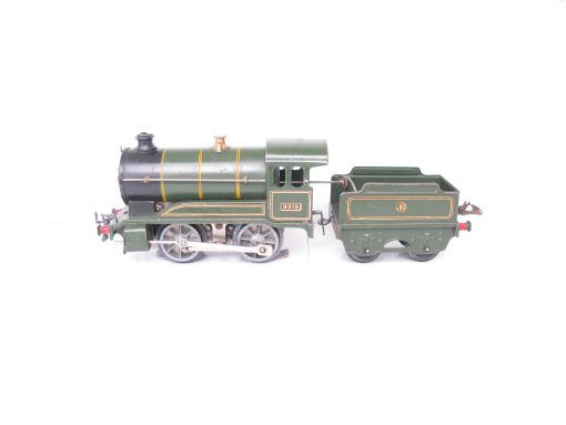 Hornby 0 Gauge E120 Loco & Tender GWR Green No.9319, 3-rail 20 volt Electric circa 1938 - unboxed