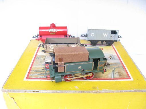 Hornby 0 Gauge No.1 GWR Tank Goods Set circa 1939 - Boxed - Image 5