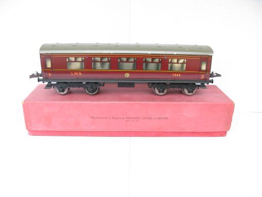 Hornby 0 Gauge No.2 LMS 1st/3rd Corridor Coach circa 1939 - Boxed - Image 4