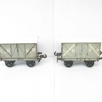 Bassett Lowke / Carette 0 Gauge LNWR Covered Wagons - unboxed - Priced each at £35 each