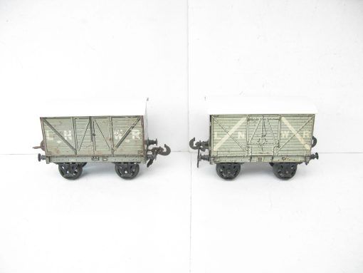 Bassett Lowke / Carette 0 Gauge LNWR Covered Wagons - unboxed - Priced each at £35 each
