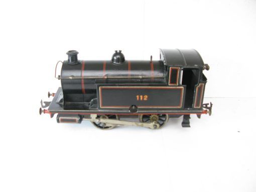 Bing Gauge 1 0-4-0 Tank Loco LNWR Lined black No.112, Clockwork - unboxed - Image 2