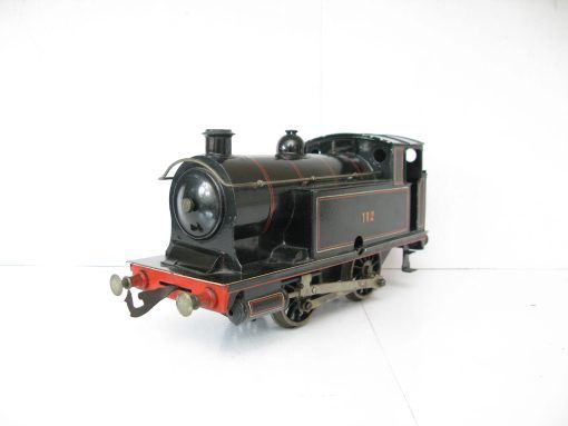 Bing Gauge 1 0-4-0 Tank Loco LNWR Lined black No.112, Clockwork - unboxed - Image 3