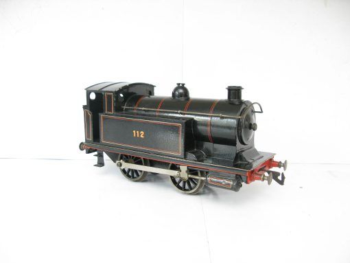 Bing Gauge 1 0-4-0 Tank Loco LNWR Lined black No.112, Clockwork - unboxed - Image 4