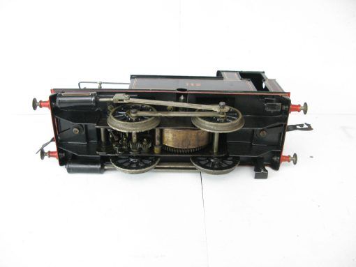 Bing Gauge 1 0-4-0 Tank Loco LNWR Lined black No.112, Clockwork - unboxed - Image 7