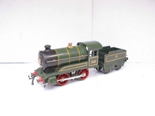 Hornby 0 Gauge E120 Loco & Tender GWR Green No.9319, 3-rail 20 volt Electric circa 1938 - unboxed - Image 4